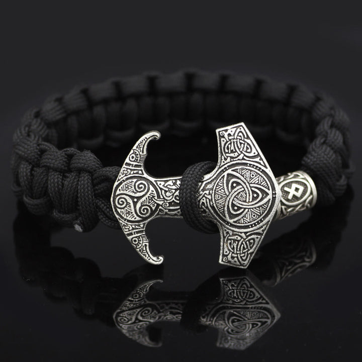 WorldNorse Odin Rune Bead Thor Hammer Mjölnir Armband