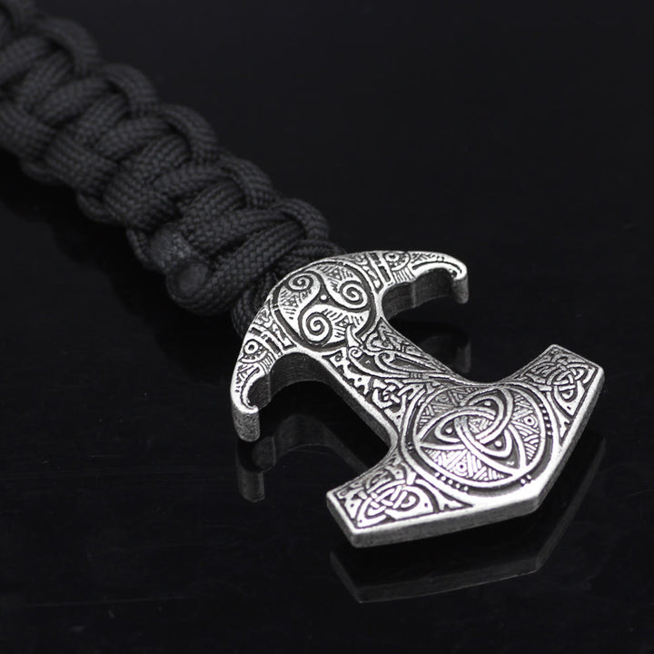 WorldNorse Odin Rune Bead Thor Hammer Mjölnir Armband