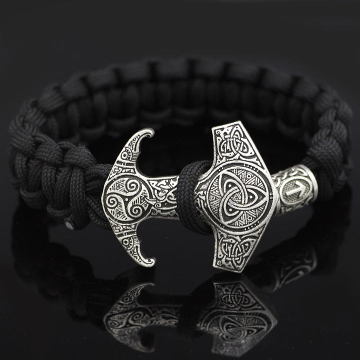 WorldNorse Odin Rune Bead Thor Hammer Mjölnir Armband