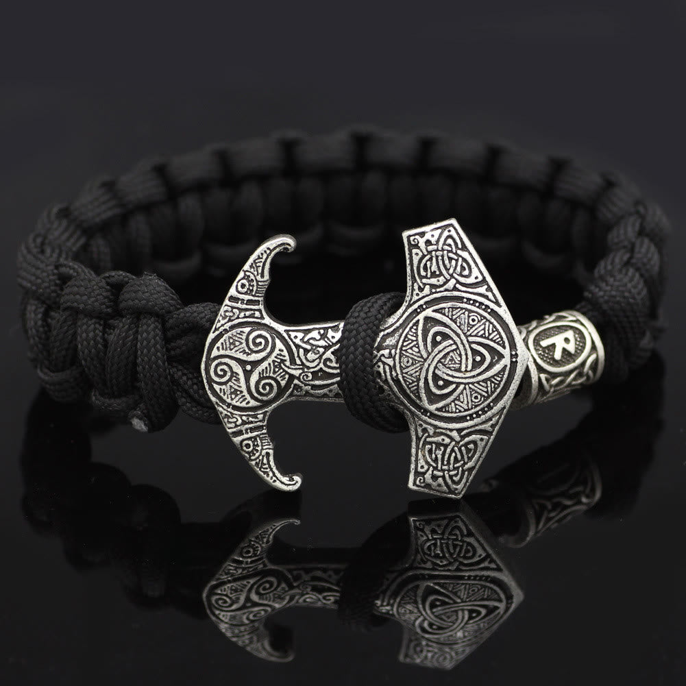 WorldNorse Odin Rune Bead Thor Hammer Mjölnir Armband