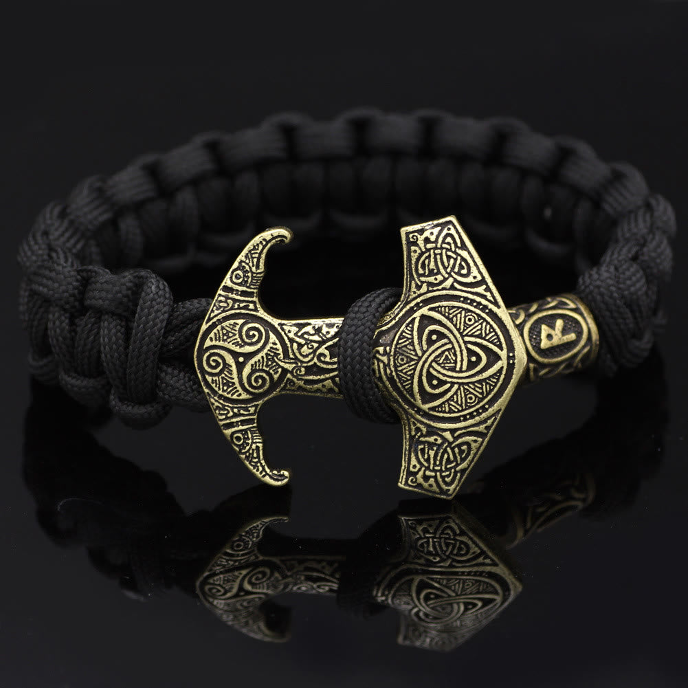 WorldNorse Odin Rune Bead Thor Hammer Mjölnir Armband