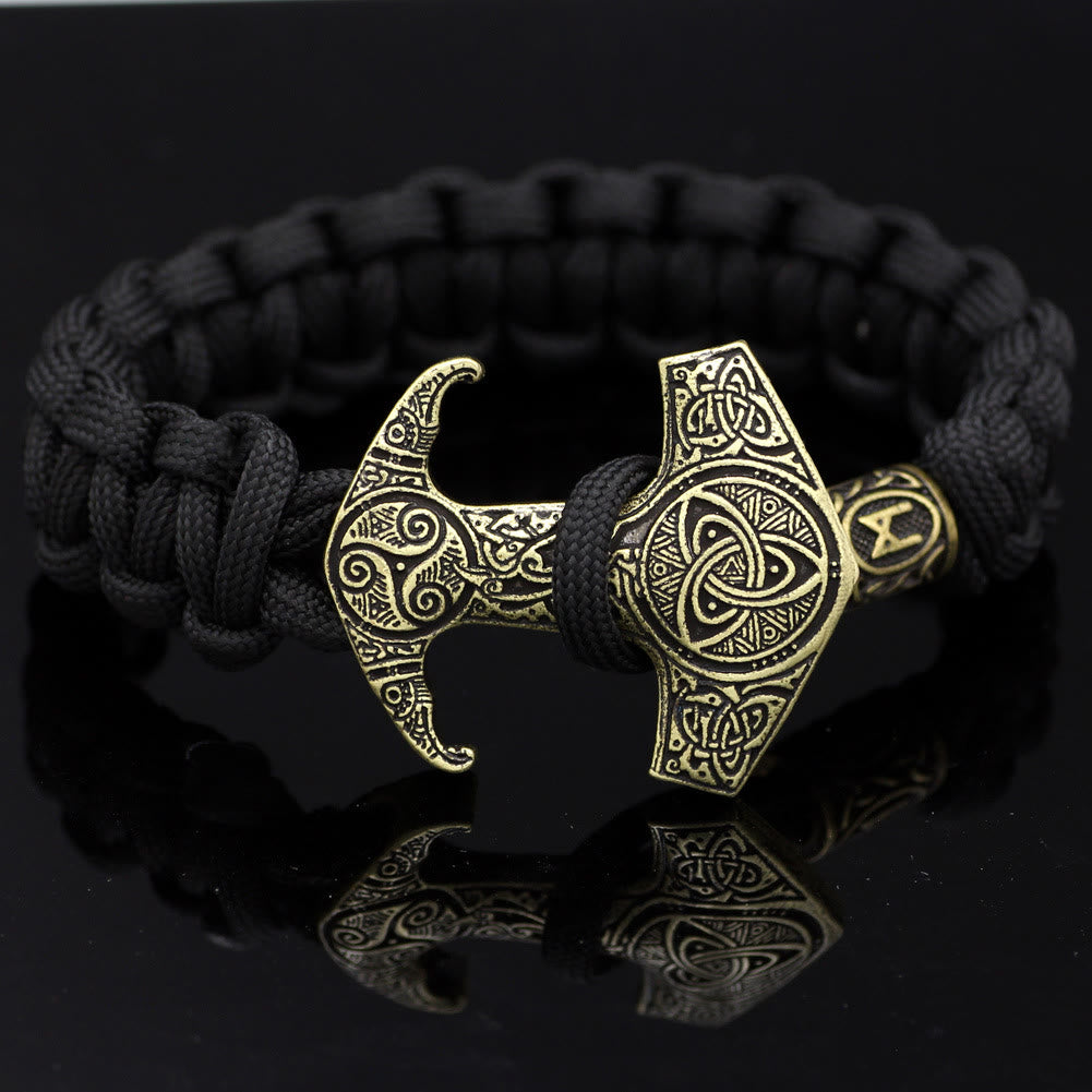 WorldNorse Odin Rune Bead Thor Hammer Mjölnir Armband
