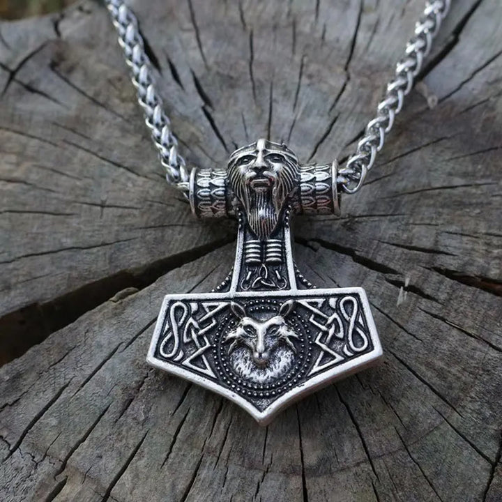 WorldNorse Viking Man Thors Hammer Mjölnir Halskette
