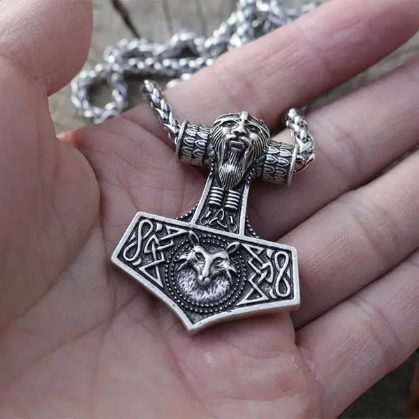 WorldNorse Viking Man Thors Hammer Mjölnir Halskette