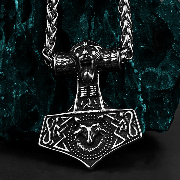 WorldNorse Viking Man Thors Hammer Mjölnir Halskette