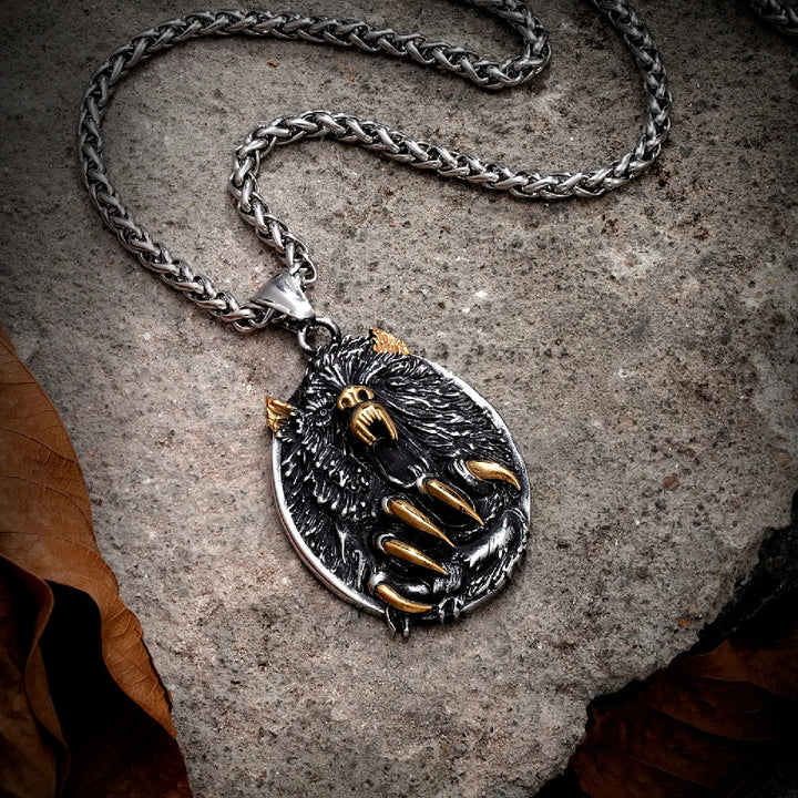 WorldNorse Viking Fenrir Wolf Anhänger Halskette