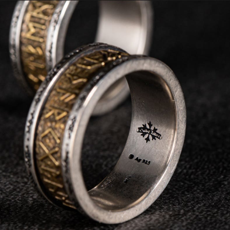 WorldNorse 925 Sterling Silber Handgefertigter Rune