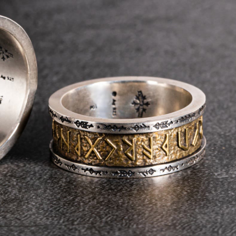 WorldNorse 925 Sterling Silber Handgefertigter Rune