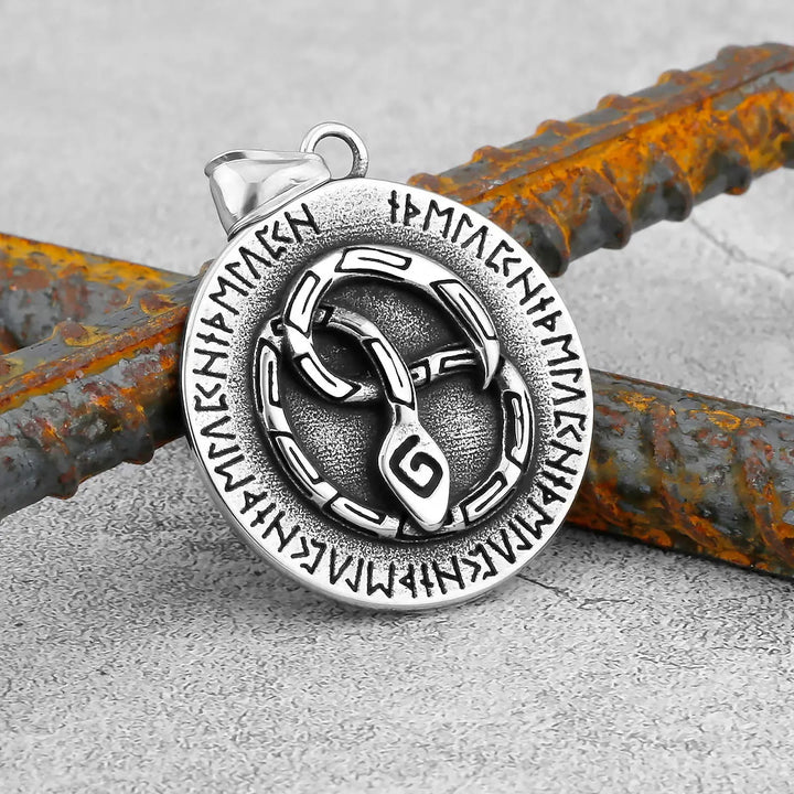 WorldNorse Nordische Schlange Odin Rune Halskette