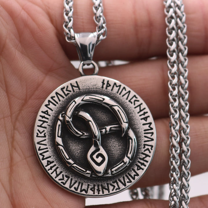 WorldNorse Nordische Schlange Odin Rune Halskette
