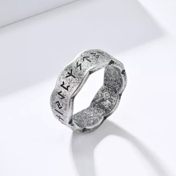 WorldNorse Viking Rune Wellenform Design Ring