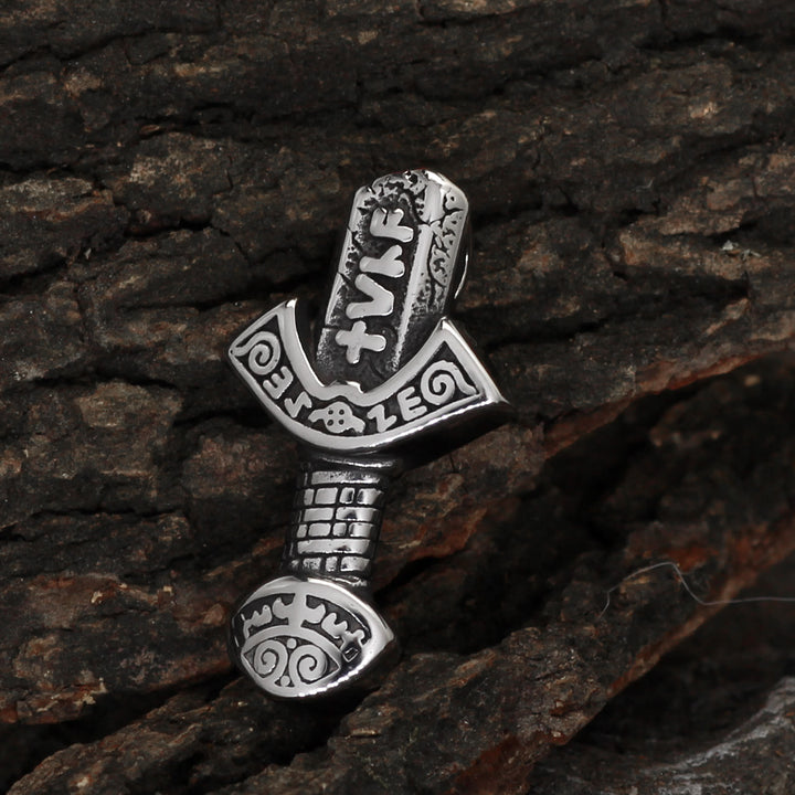 WorldNorse Odin Waffe Schwert Rune Halskette