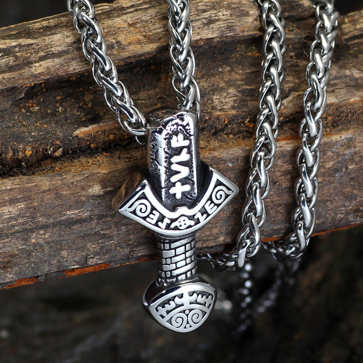 WorldNorse Odin Waffe Schwert Rune Halskette
