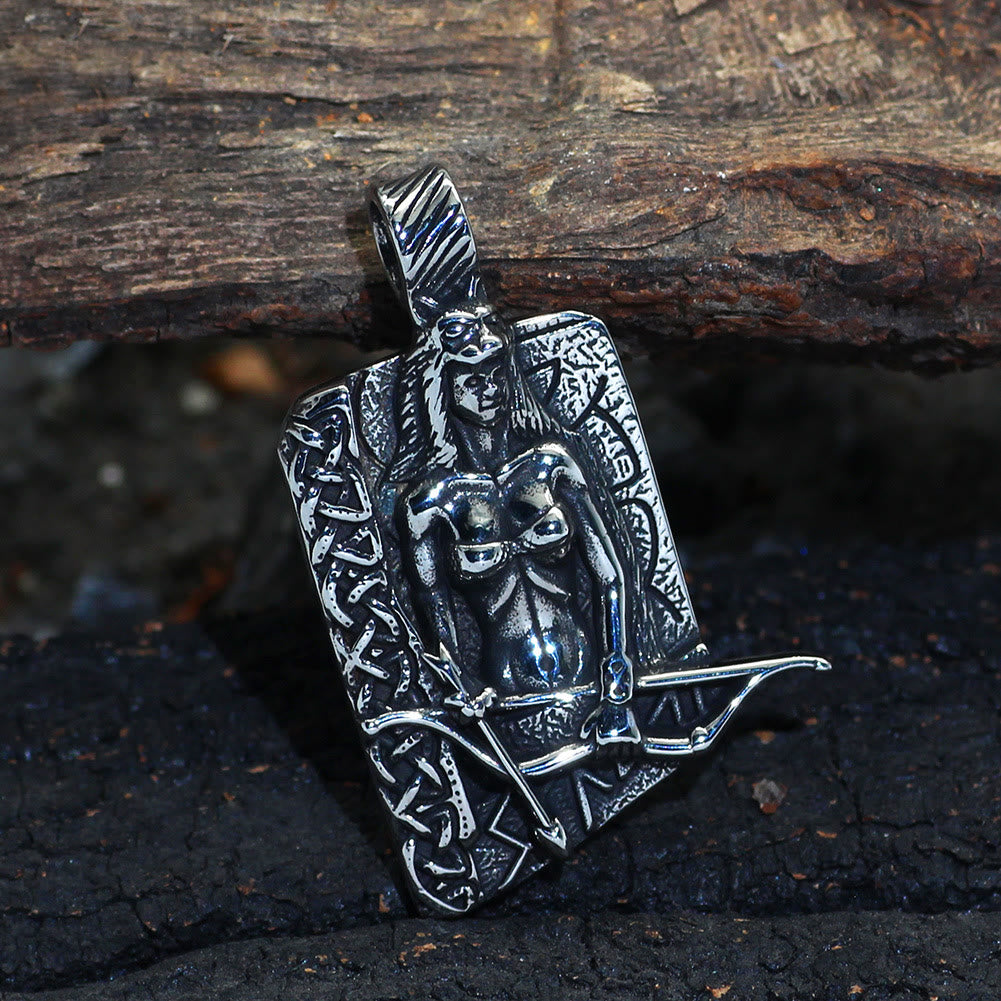 WorldNorse Keltischer Knoten Frau des Meeresgottes Njörd Halskette