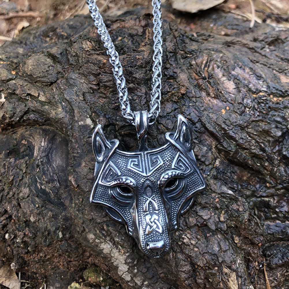 WorldNorse Halskette mit nordischem Wolf -Amulett