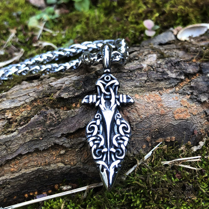 WorldNorse Odin Raven Spear Gungnir Halskette