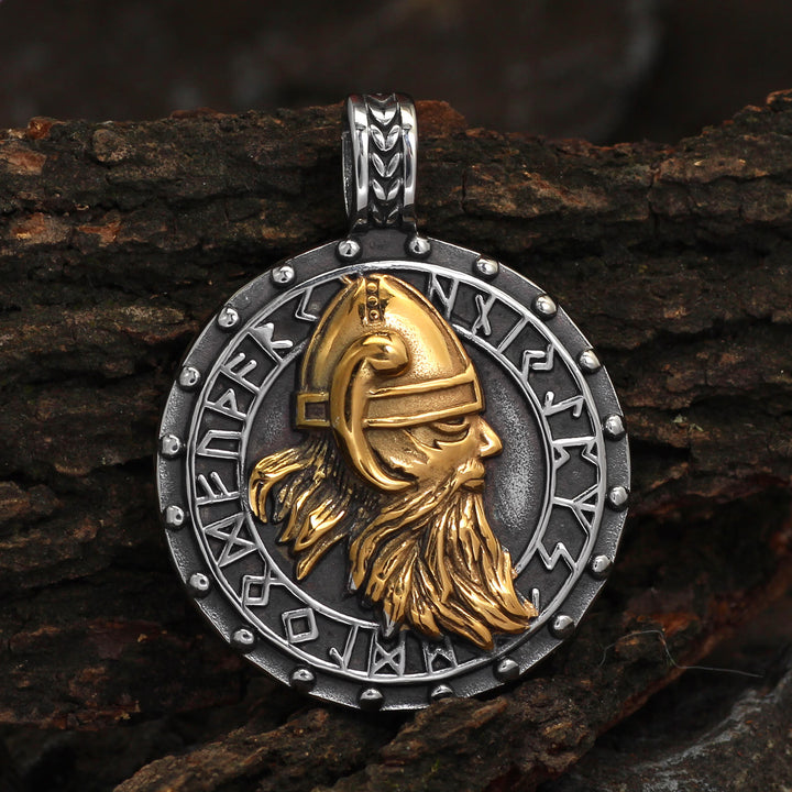 WorldNorse Wikinger-Krieger Odin Rune -Halskette