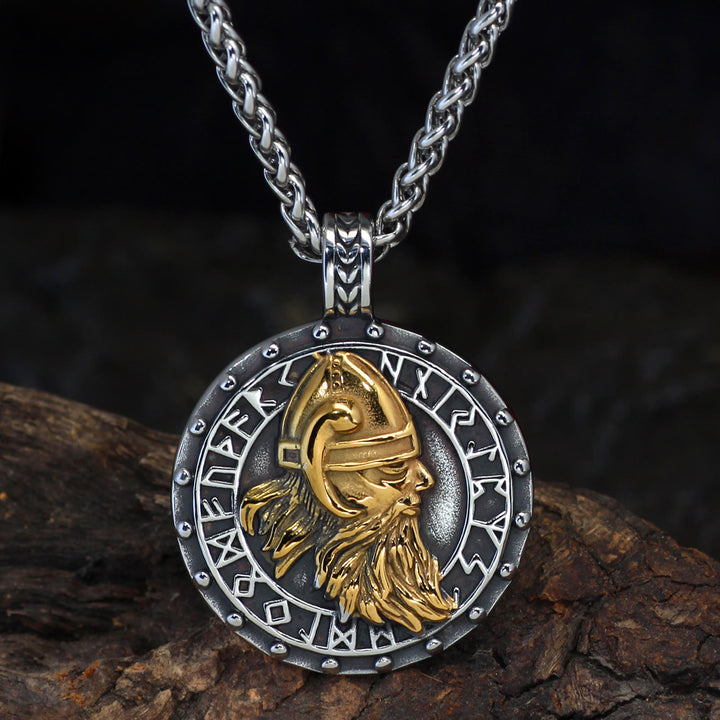 WorldNorse Wikinger-Krieger Odin Rune -Halskette