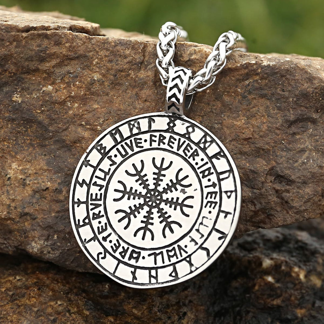 WorldNorse Nordischer Drache, Wikinger-Halskette aus Edelstahl