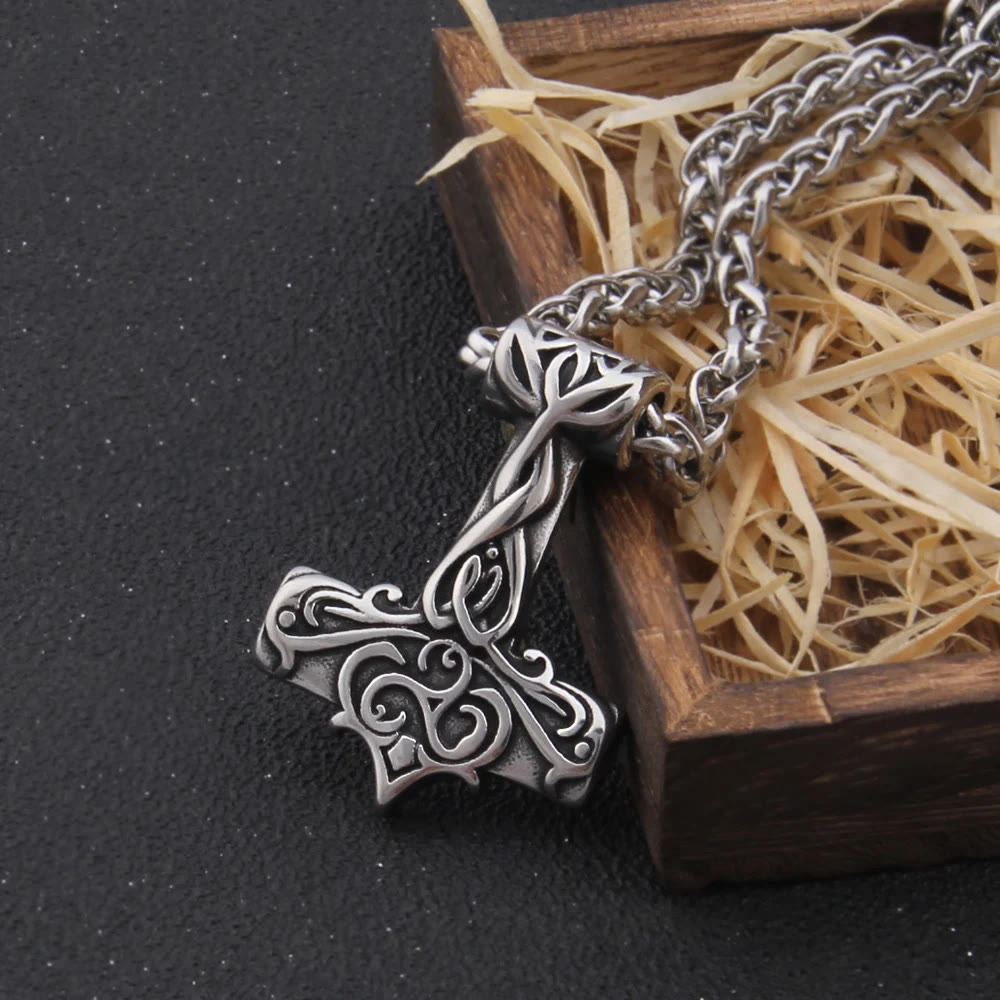 WorldNorse Mjölnir Thors Hammer Power Halskette