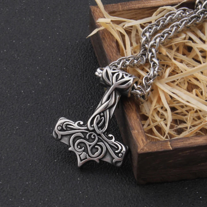 WorldNorse Mjölnir Thors Hammer Power Halskette