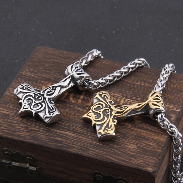 WorldNorse Mjölnir Thors Hammer Power Halskette