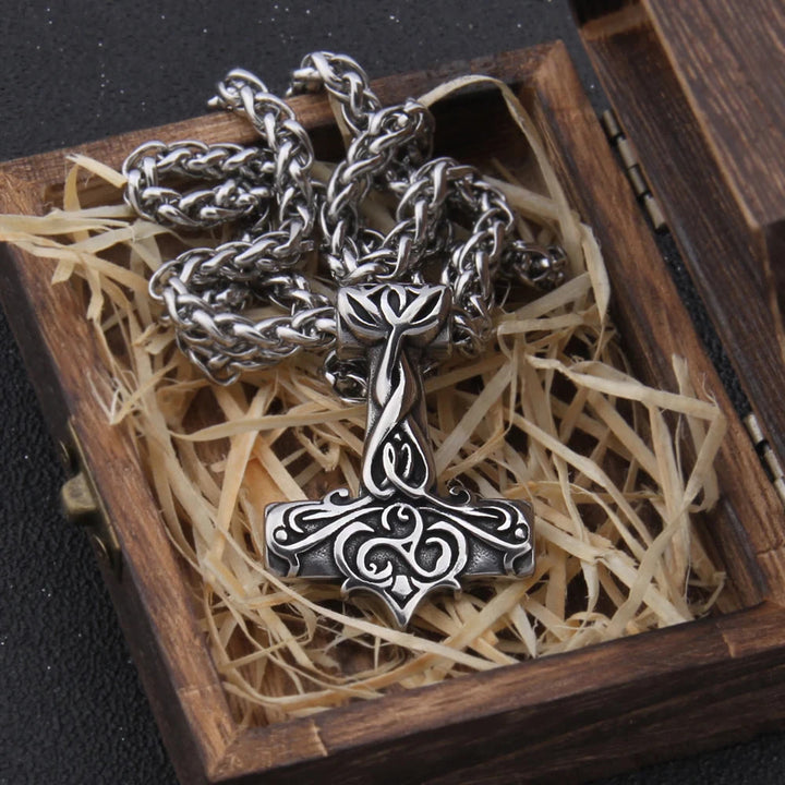 WorldNorse Mjölnir Thors Hammer Power Halskette
