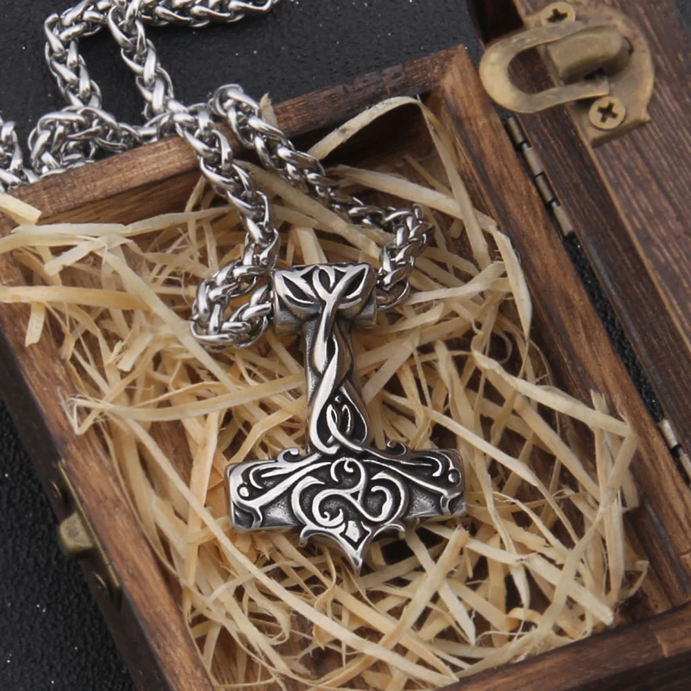WorldNorse Mjölnir Thors Hammer Power Halskette