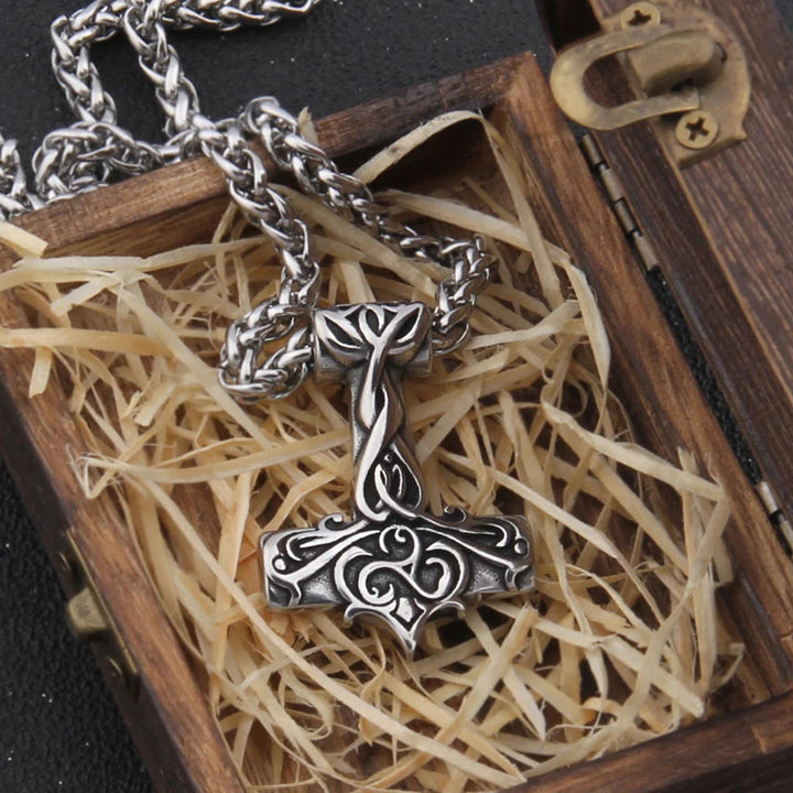 WorldNorse Mjölnir Thors Hammer Power Halskette