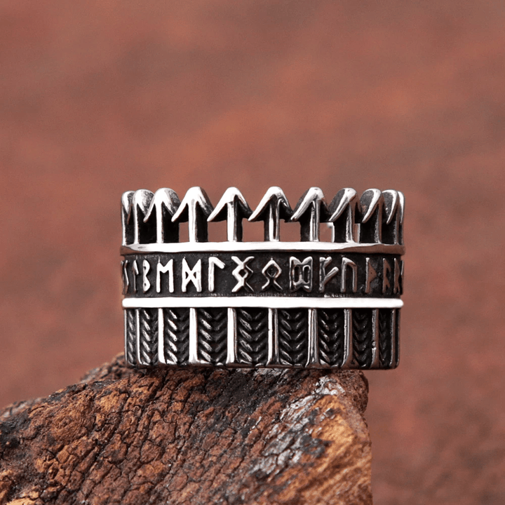 WorldNorse Nordischer Wikinger-Runenpfeilring