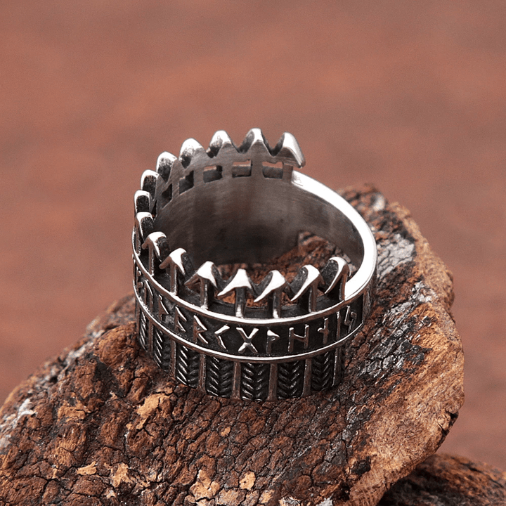 WorldNorse Nordischer Wikinger-Runenpfeilring