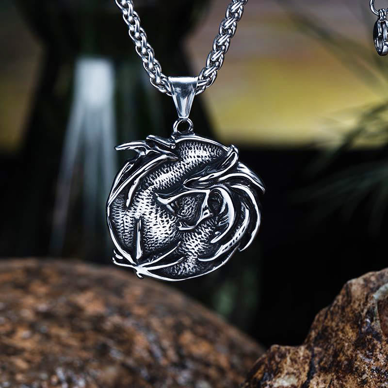 WorldNorse The Medallions Wolf aus Edelstahl