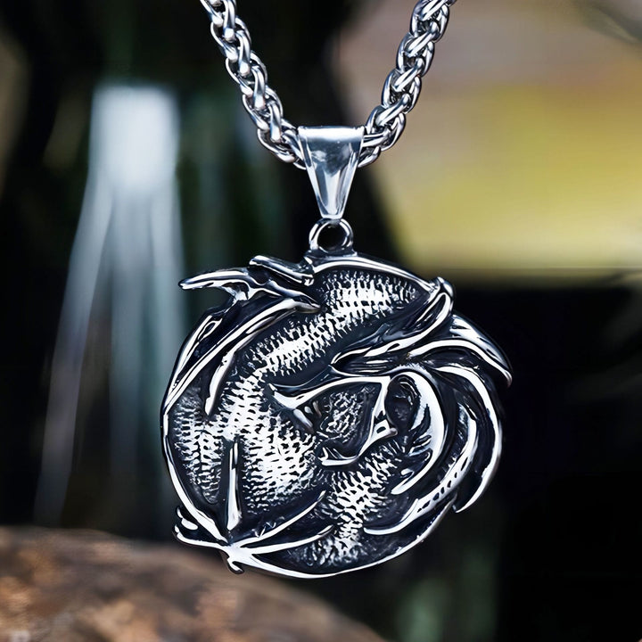 WorldNorse The Medallions Wolf aus Edelstahl