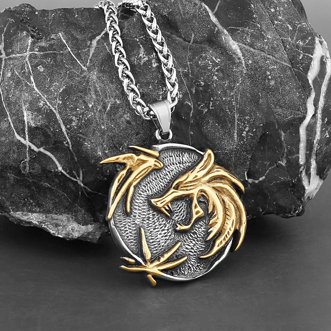 WorldNorse The Medallions Wolf aus Edelstahl