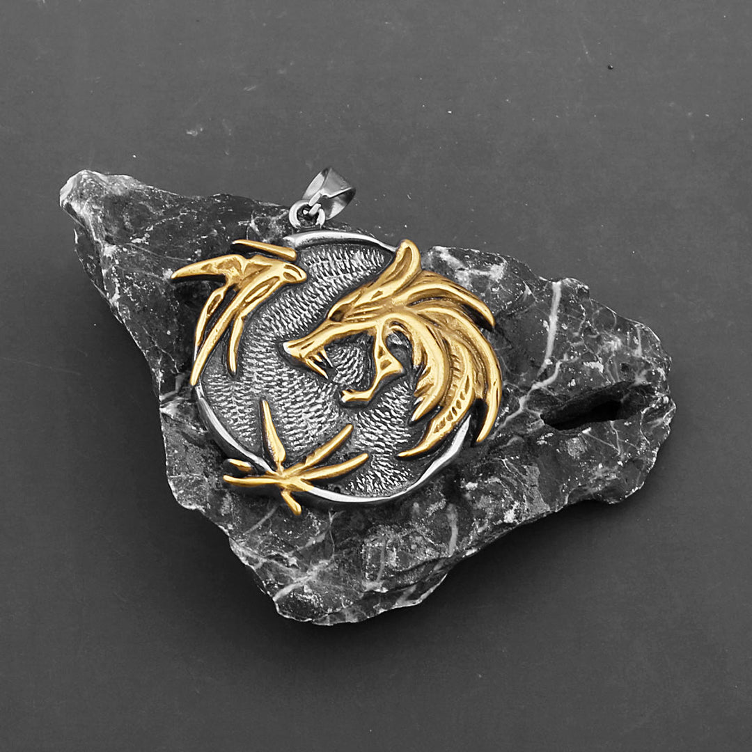 WorldNorse The Medallions Wolf aus Edelstahl