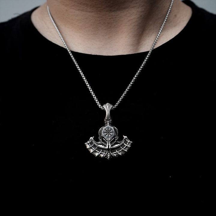 WorldNorse 925 Sterling Silber Mjölnir Halskette