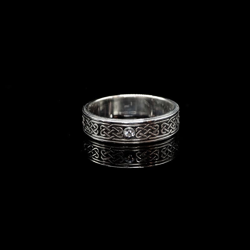 WorldNorse handgefertigtes 925er Silber Keltischer Knoten Ring - image 8
