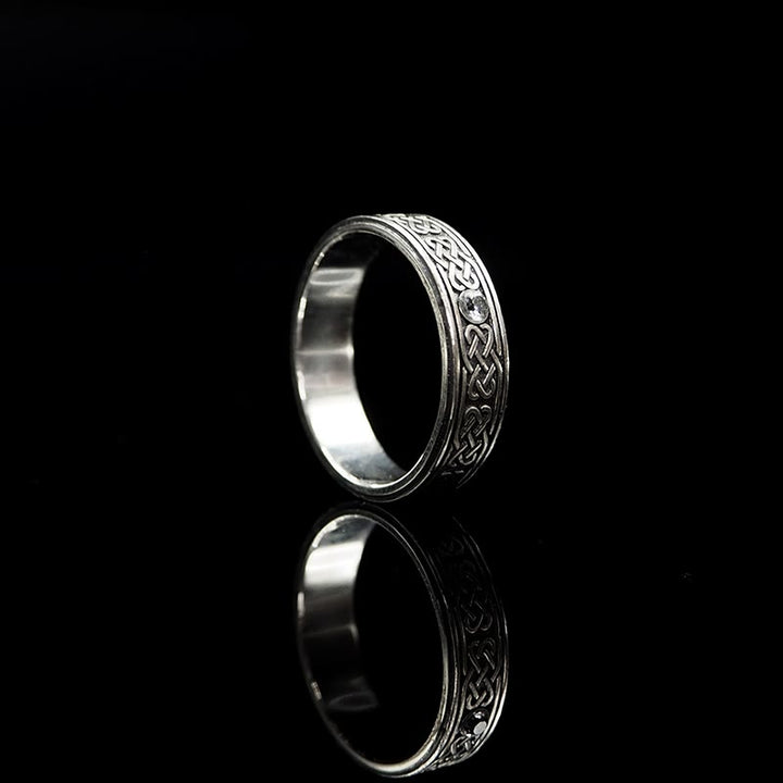 WorldNorse 925 Sterling Silber Keltischer Knoten Ring
