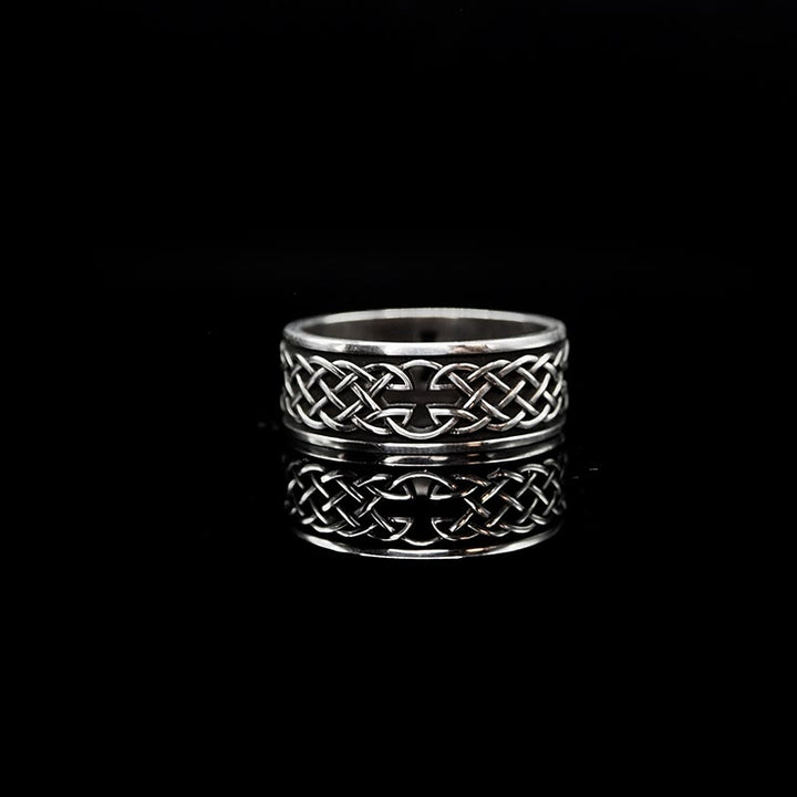 WorldNorse 925 Sterling Silber Keltischer Kreuzring