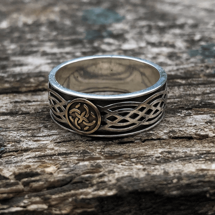 WorldNorse 925 Sterling Silber Keltischer Amulettring