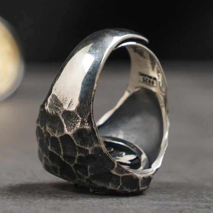 WorldNorse 925 Sterling Silber Spartanischer Krieger Ring