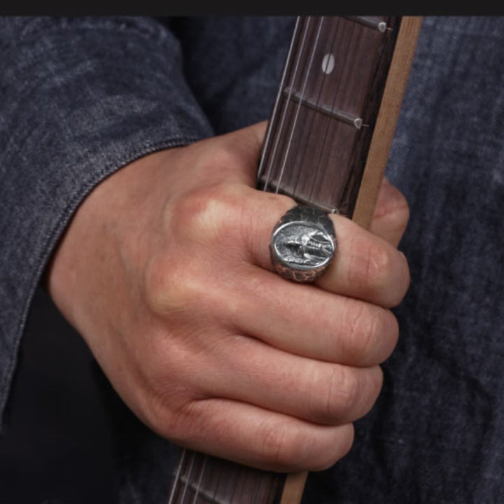 WorldNorse 925 Sterling Silber Spartanischer Krieger Ring