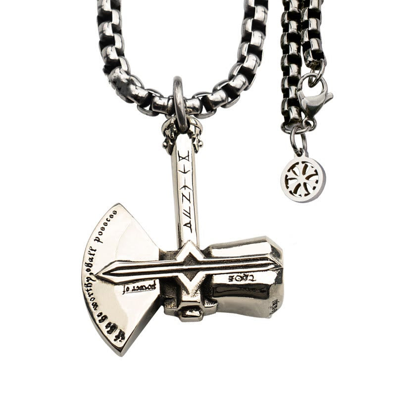 WorldNorse Thors Axt Stormbreaker Halskette