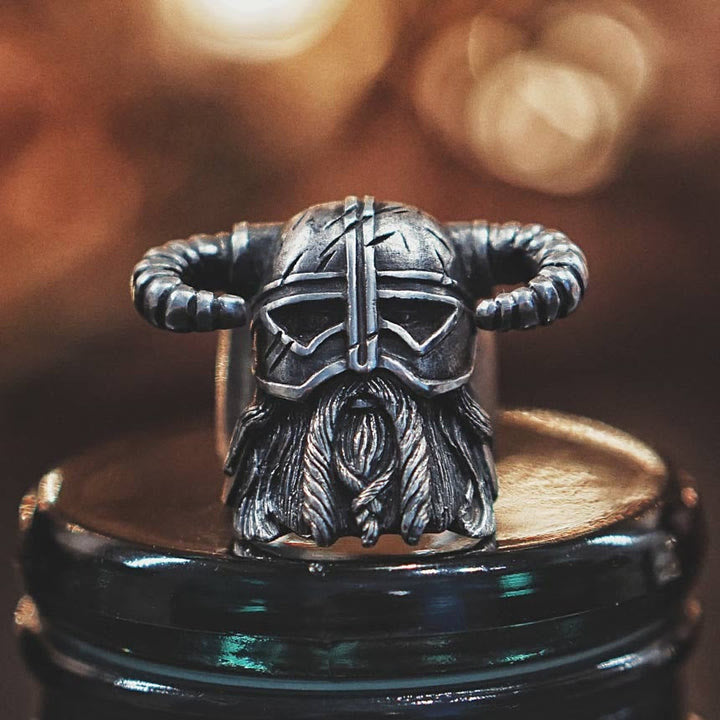 WorldNordischer Wikinger-Helm-Kriegerring