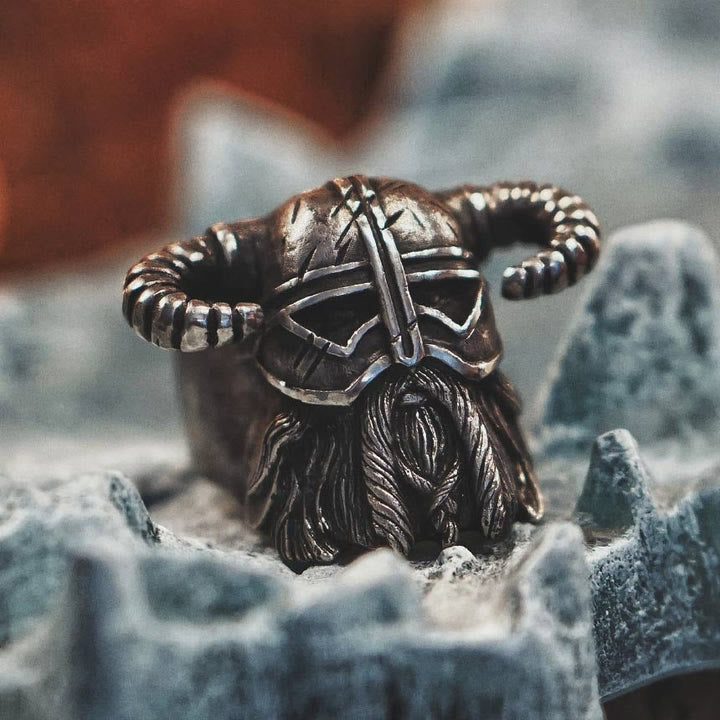 WorldNordischer Wikinger-Helm-Kriegerring