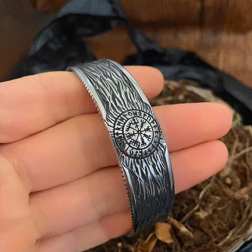 WorldNorse Vegvisir Armreif, offenes Armband