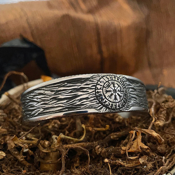 WorldNorse Vegvisir Armreif, offenes Armband