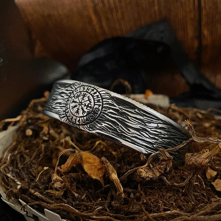 WorldNorse Vegvisir Armreif, offenes Armband