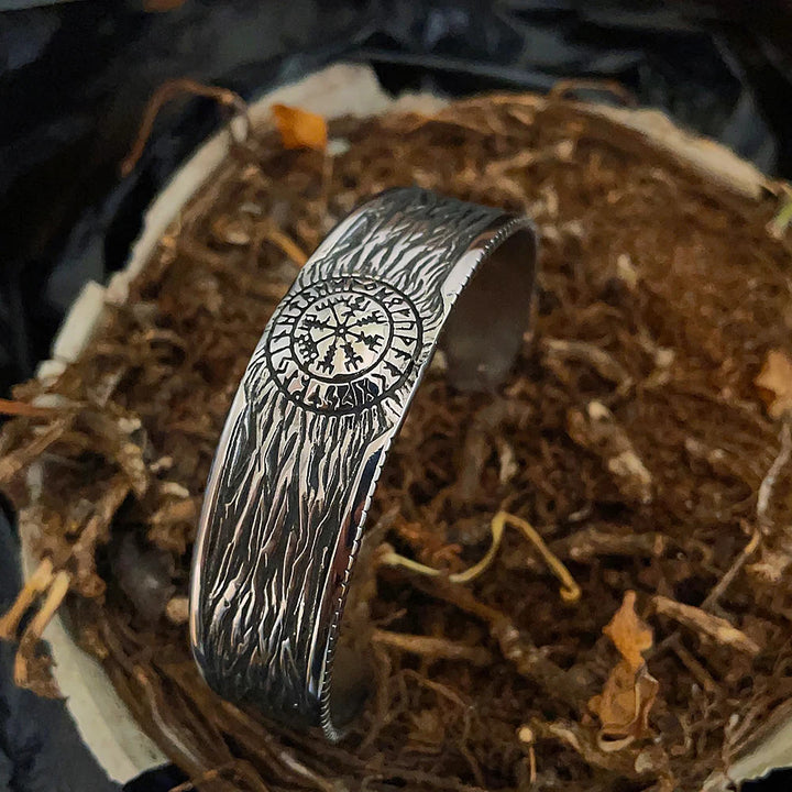 WorldNorse Vegvisir Armreif, offenes Armband