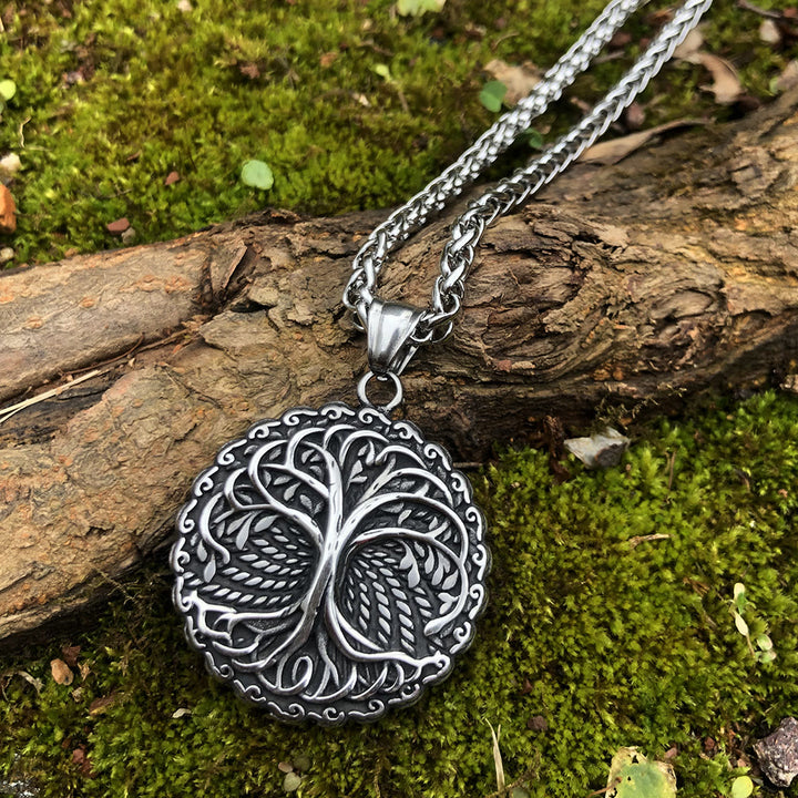 WeltNordischer Lebensbaum Yggdrasil Halskette